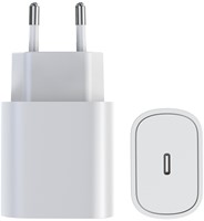 Pepper Jobs | Oplader | 1x USB-C | 25 Watt | Wit | Incl 1 mtr USB-C naar USB-C kabel-2