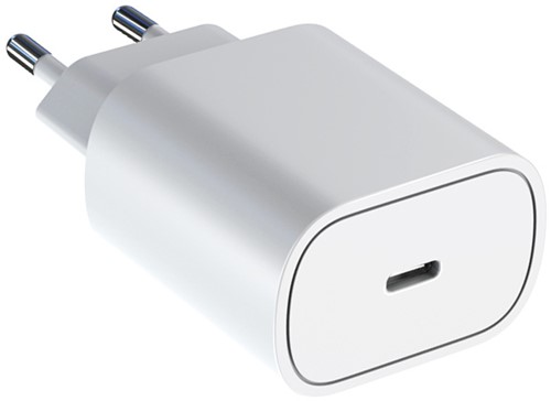 Pepper Jobs | Oplader | 1x USB-C | 25 Watt | Wit | Incl 1 mtr USB-C naar USB-C kabel-3