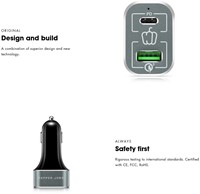 Pepper Jobs | Oplader | Auto Oplader | 1x USB-A | 1x USB-C | 63 Watt -3