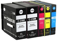 PGI-2500 XL | 5 Pack | Huismerk | Cartridges voor Canon