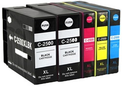 PGI-2500 XL | 5 Pack | Huismerk | Cartridges voor Canon