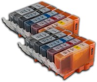 PGI-520 | CLI-521 | 12 Pack | Huismerk | Cartridges voor Canon