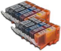 PGI-525 | CLI-526 | 10 Pack | Huismerk | Cartridges voor Canon