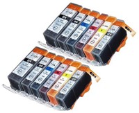 PGI-525 | CLI-526 | 12 Pack | Huismerk | Cartridges voor Canon
