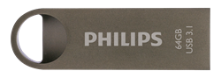 Philips | USB Stick | 64 GB | USB 3.1 | Moon