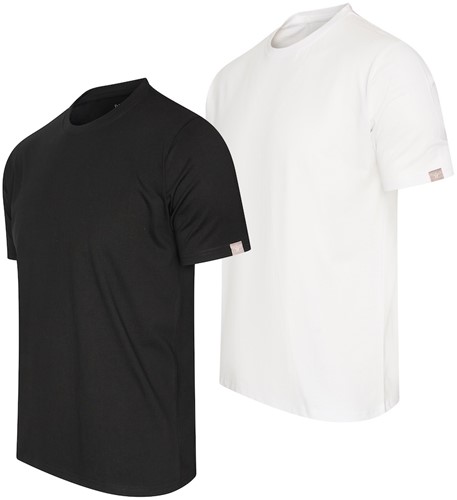 Roma T'shirt 2-pack White/Black S