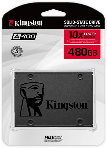 Kingston | SSD | Intern | 480 GB | Sata 3 | 2,5 inch | A400-3