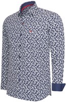 San Remo Shirt allover print Bag  Navy S-2