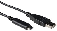 USB 3.1 aansluitkabel USB 3.1 C male - USB 2.0 A male 1.0m