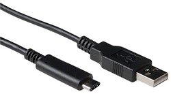 USB 3.1 aansluitkabel USB 3.1 C male - USB 2.0 A male 1.0m