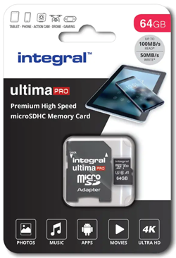 Integral | MicroSDXC | 64 GB | Smartphone