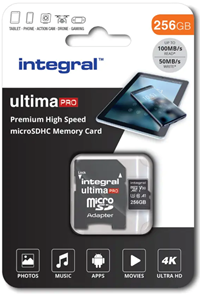Integral | MicroSDXC | 256 GB | Smartphone