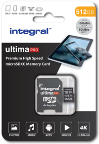 Integral | MicroSDXC | 512 GB | Smartphone