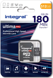 Integral | MicroSDXC | 512  GB | Professional +