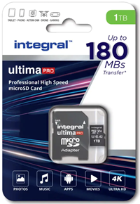 Integral | MicroSDXC | 1 TB | Professional +