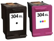 304 XL | 2 Pack | Huismerk | Cartridges voor HP