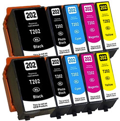 202 XL | 10 Pack | Huismerk | Cartridges voor Epson