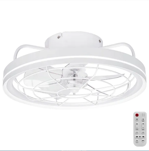 Led | Plafondventilator | LED Verlichting | Incl. Afstandbediening | 2700-6500K | Dimbaar | Ø48cm | Wit
