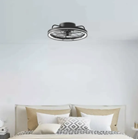 Led | Plafondventilator | LED Verlichting | Incl. Afstandbediening | 2700-6500K | Dimbaar | Ø48cm | Zwart-3
