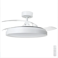 Led | Plafondventilator | LED Verlichting | Incl. Afstandbediening | 2700-6500K | Dimbaar | Ø106cm | Wit