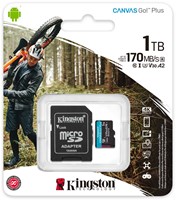Kingston | MicroSDXC | 1 TB | Canvas Go! Plus | 170R/90W
