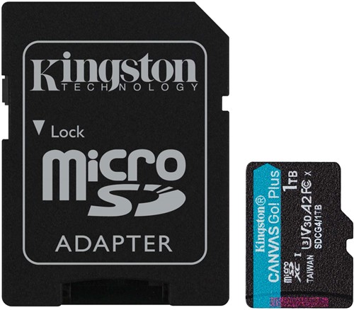 Kingston | MicroSDXC | 1 TB | Canvas Go! Plus | 200R/160W-2