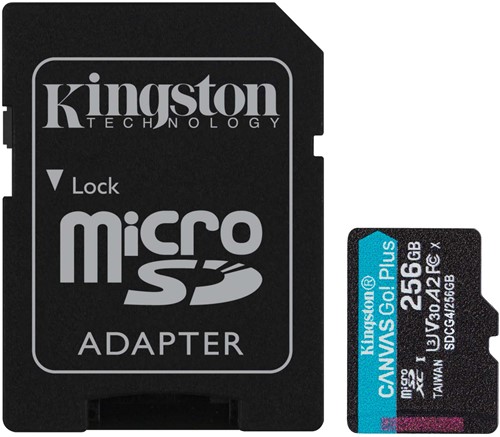 Kingston | MicroSDXC | 256 GB | Canvas Go! Plus | 200R/160W-2