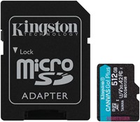Kingston | MicroSDXC | 512 GB | Canvas Go! Plus | 200R/160W-2
