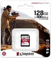 Kingston | SDXC | 128 GB | Canvas React Plus | 300R/260W-3