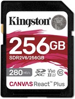 Kingston | SDXC | 256 GB | Canvas React Plus V60 | 280R/150W