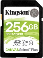 Kingston | SDXC | 256 GB | Canvas Select Plus | 100R/85W
