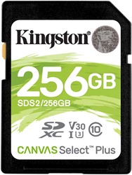 Kingston | SDXC | 256 GB | Canvas Select Plus | 100R/85W