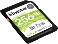 Kingston | SDXC | 256 GB | Canvas Select Plus | 100R/85W-2