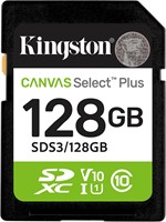 Kingston | SDXC | 128 GB | Canvas Select Plus | 150R