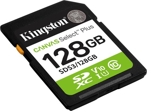 Kingston | SDXC | 128 GB | Canvas Select Plus | 150R-2