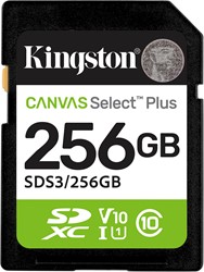 Kingston | SDXC | 256 GB | Canvas Select Plus | 150R