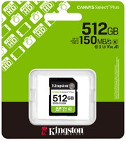 Kingston | SDXC | 512 GB | Canvas Select Plus | 150R-3