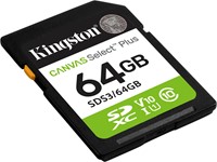 Kingston | SDXC | 64 GB | Canvas Select Plus | 100R-2