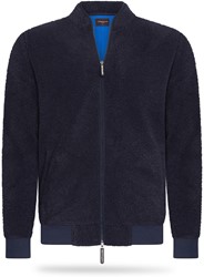 Lecco Fleece Sherpa full zip Navy