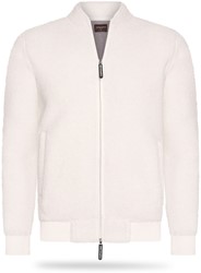 Lecco Fleece Sherpa full zip Charcoal Off White