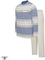Siena Pyjama Single Jersey L/S Navy