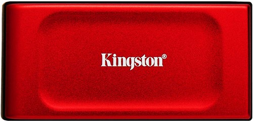 Kingston | SSD | Extern | 1 TB | USB-C | USB-A | XS1000R | Rood-2