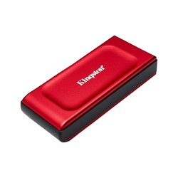 Kingston | SSD | Extern | 2 TB | USB-C | USB-A | XS1000R | Rood