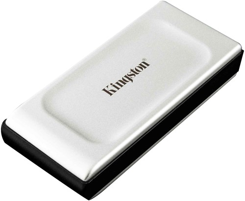 Kingston | SSD | Extern | 500 GB | USB-C | USB-A | XS2000 | Zilver