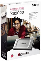 Kingston | SSD | Extern | 1 TB | USB-C | USB-A | XS2000 | Zilver-3