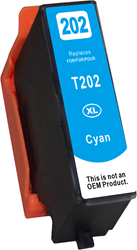 202 XL | 1x Cyaan | Huismerk | Cartridges voor Epson