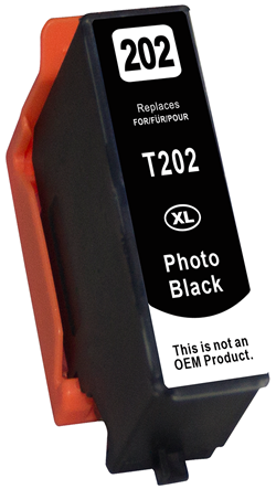 202 XL | 1x Foto Zwart | Huismerk | Cartridges voor Epson