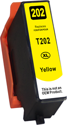 202 XL | 1x Geel | Huismerk | Cartridges voor Epson