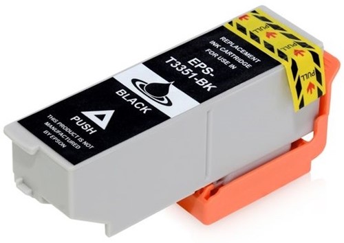 33 XL | 1x Zwart | Huismerk | Cartridges voor Epson