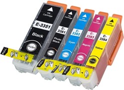 33 XL | 5 Pack | Huismerk | Cartridges voor Epson
